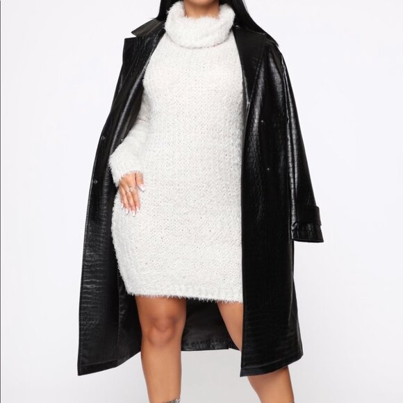 Fuzzy sweater dress - Picture 2 of 3